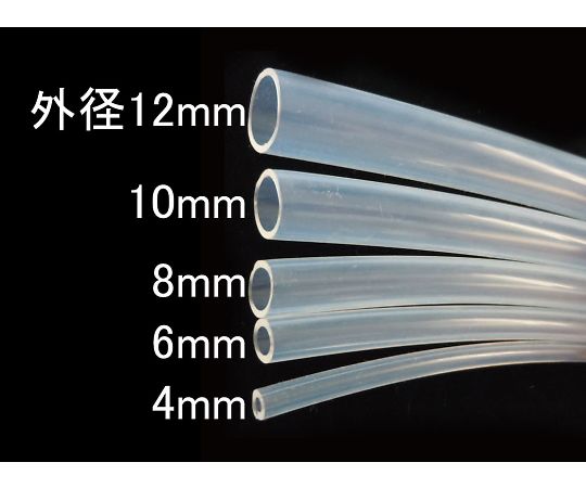 78-0034-62 2.0/4.0mmx10m フッ素樹脂チューブ(PFA) EA125FH-4B 【AXEL