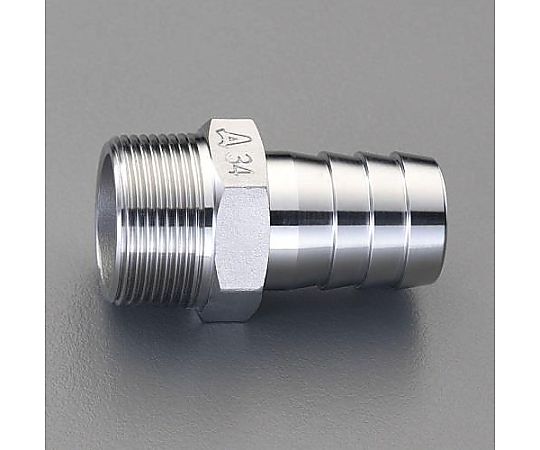 R 1･1/4"x 34mm 雄ねじステム(ｽﾃﾝﾚｽ製)