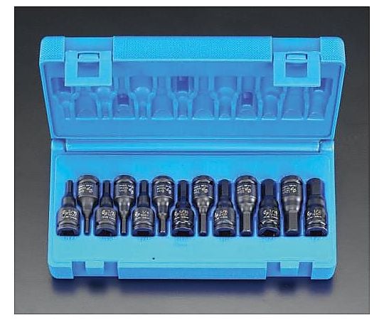 3/8"DR [INHEX]ｲﾝﾊﾟｸﾄﾋﾞｯﾄｿｹｯﾄｾｯﾄ(ﾐﾘ･ｲﾝﾁ)