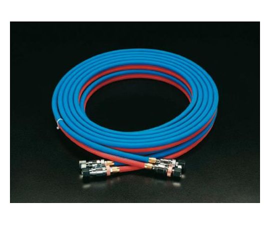 エスコ (ESCO) (5.5+5.5mm)x20m カプラ付ツインホース EA300AC-20-