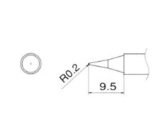 R0.2mm  交換用こて先