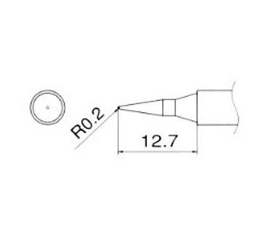 R0.2mm  交換用こて先