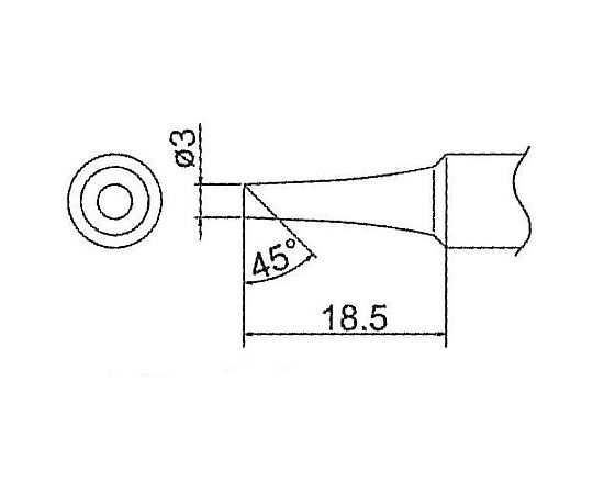 φ3.0mm こて先 (EA304HD-47用)