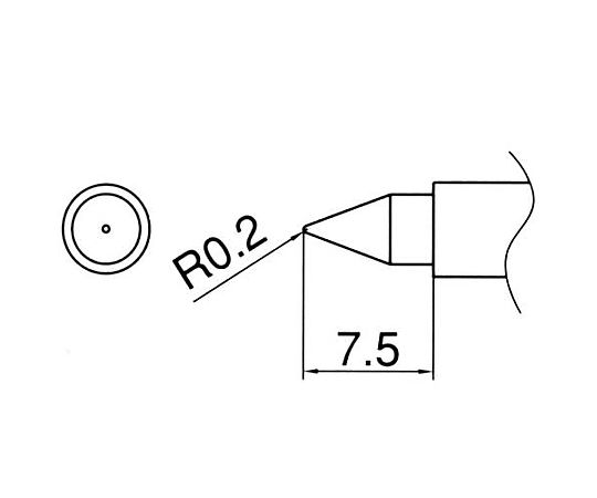 R0.2mm こて先 (EA304HE用)