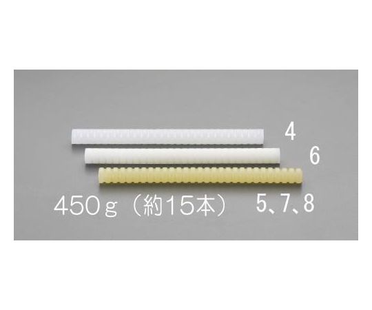 450g/φ15x203mm ﾎｯﾄﾒﾙﾄｽﾃｨｯｸ(白色半透明) EA305MD-4