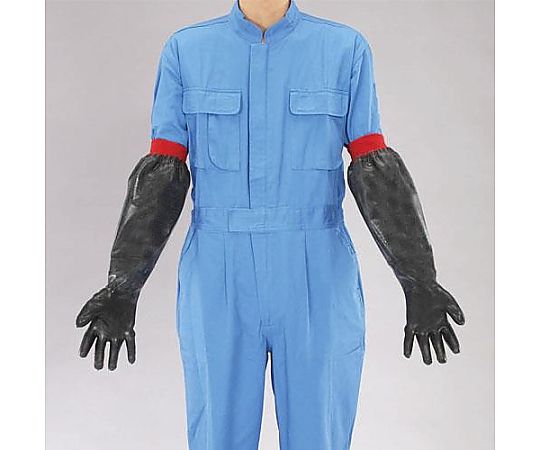 [Ｌ/550mm] 手袋(厚手天然ｺﾞﾑ･ﾒﾘﾔｽ裏)