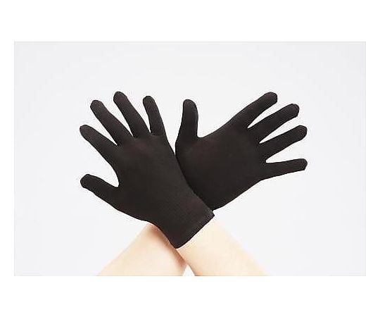 [ﾌﾘｰ/180mm] 手袋・インナー(ﾅｲﾛﾝ/ﾌﾞﾗｯｸ)