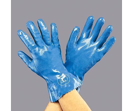 [Ｌ/260mm] 手袋･耐油(ﾆﾄﾘﾙｺﾞﾑ･裏 綿)