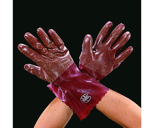 [Ｌ/300mm] 手袋(天然ｺﾞﾑ･綿ﾒﾘﾔｽ裏)