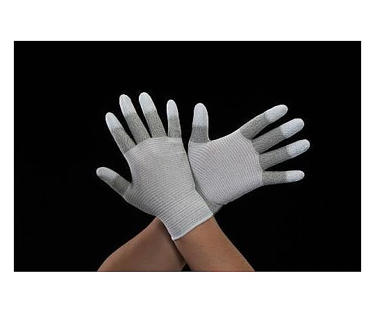 [Ｓ] 手袋(制電･ﾅｲﾛﾝ､ﾎﾟﾘｴｽﾃﾙ指先ｺｰﾃｨﾝｸﾞ)