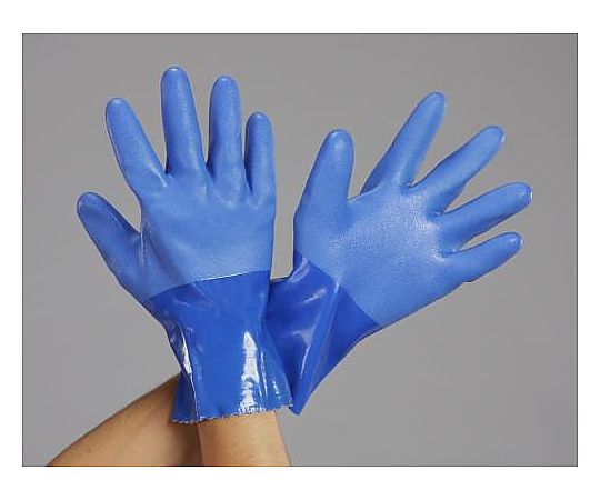 [Ｌ] 手袋(耐油/塩化ﾋﾞﾆｰﾙ･裏 綿ﾎﾟﾘｴｽﾃﾙ)