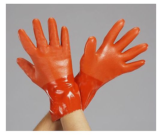 [Ｍ] 手袋(耐油/塩化ﾋﾞﾆｰﾙ･綿 ﾎﾟﾘｴｽﾃﾙ裏)