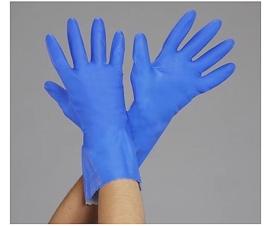 [Ｌ] 手袋(耐油/厚手 塩化ﾋﾞﾆｰﾙ･綿ﾚｰﾖﾝ裏)