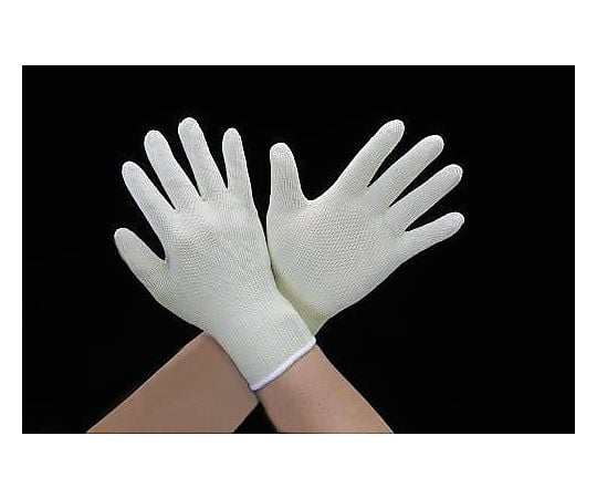 [Ｍ] 手袋(耐切創/ｹﾌﾞﾗｰ･ﾎﾟﾘｴｽﾃﾙ･ｽﾃﾝﾚｽ糸)