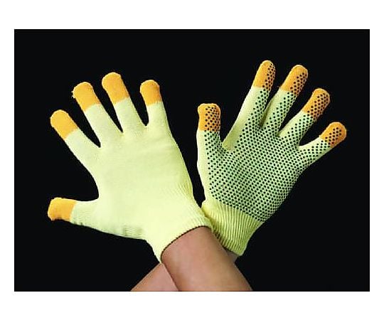 [Ｍ/235mm] 手袋(滑り止付･薄手･ｹﾌﾞﾗｰ)