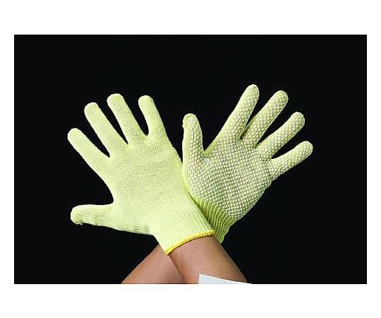 [フリー/240mm]手袋（耐切創・滑り止付・ケブラー）