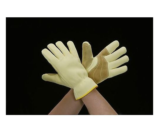 [フリー/240mm]手袋（耐切創/ケブラー・革補強）