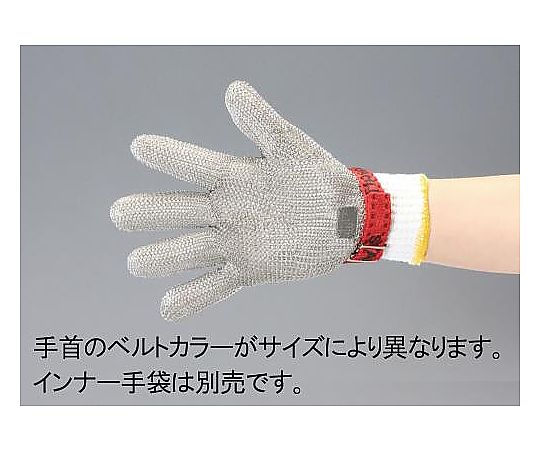 [Ｍ/235mm] 手袋(5本指/ｽﾃﾝﾚｽ製/左右兼用)