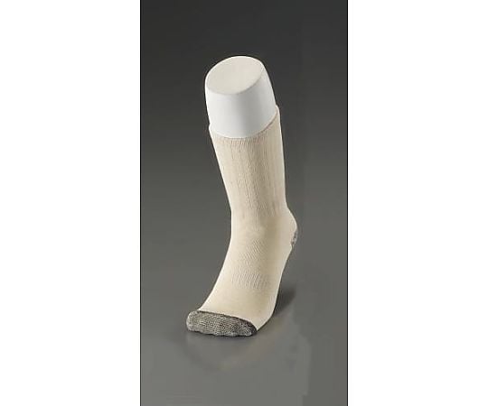 25-27cm 靴下(伸縮素材/生成り)