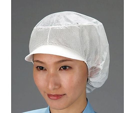 [白]クリーンキャップ(つば付/50枚)