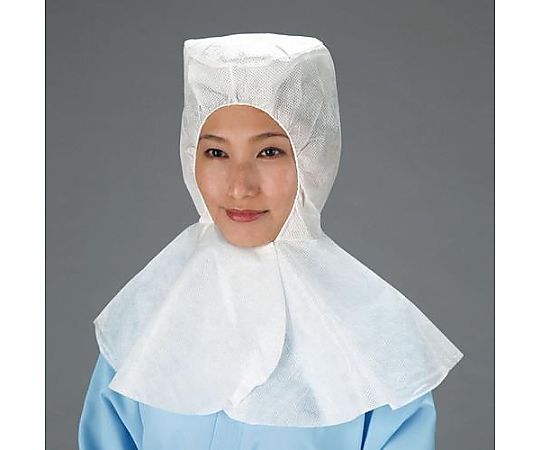 [白]クリーンキャップ(襟巻き型/50枚)