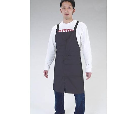 83x 76cm エプロン(作業用･ﾌﾞﾗｯｸ)