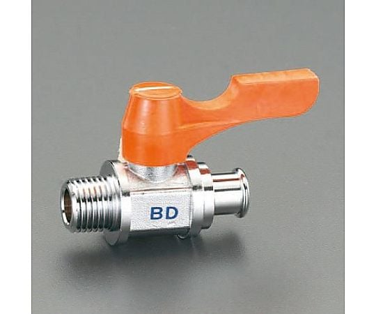 R 1/4"x12.0mm ミニボールバルブ(ﾄﾞﾚﾝ用)