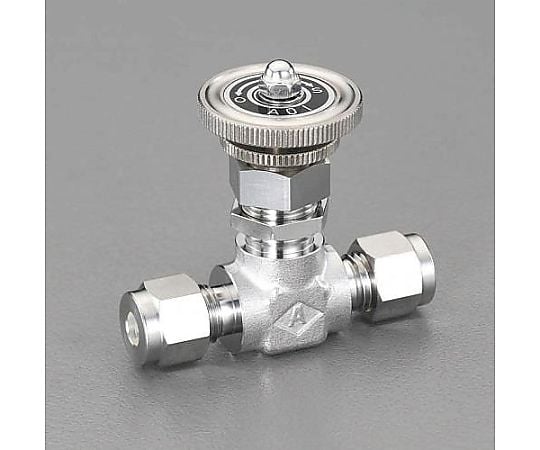 6mmx 6mm ミニチュアバルブ(ｽﾃﾝﾚｽ製)