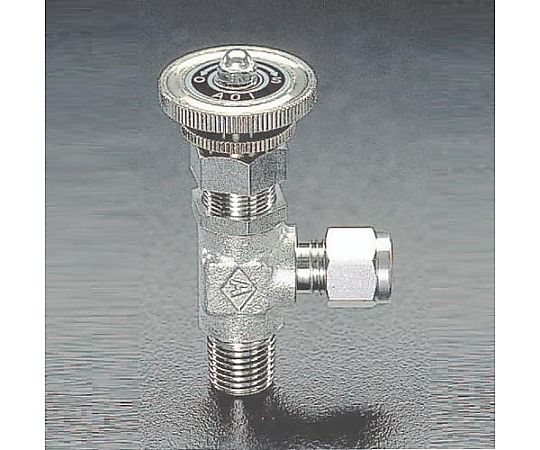 R 1/4"x 6mm ミニチュアバルブ(ｽﾃﾝﾚｽ製)