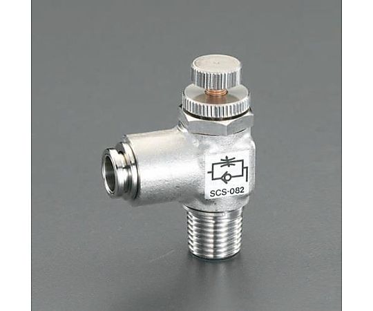 R 1/4"x 8mm ｽﾋﾟｰﾄﾞｺﾝﾄﾛｰﾗｰ(ｽﾃﾝﾚｽ製)