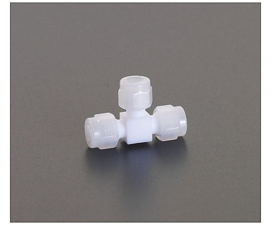 8mm ユニオン(ﾃｨｰ /ﾌｯ素樹脂製)