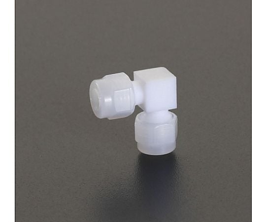 6mm ユニオン(ｴﾙﾎﾞ/ﾌｯ素樹脂製)