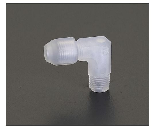 10mmxR 1/4" ユニオン(片雄ねじｴﾙﾎﾞ/PP製)