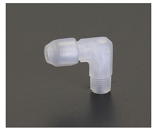 10mmxR 3/8" ユニオン(片雄ねじｴﾙﾎﾞ/PP製)