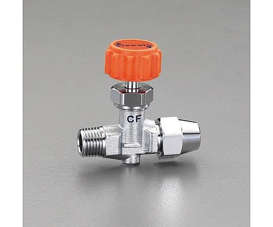 R 3/8"x10mm ニードルバルブ(ﾌﾚｱｰ)