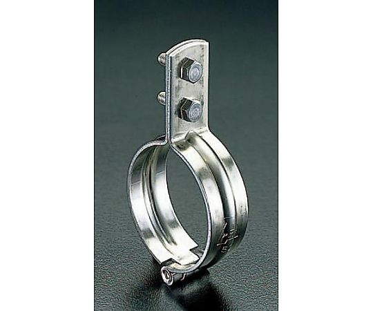 76.3mm ステンレス管用立バンド(ｽﾃﾝﾚｽ製)