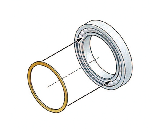 Shim Rings Set [Stainless Steel] 8/14mm x 0.1-0.5mm (10Pcs) EA440KJ-40B