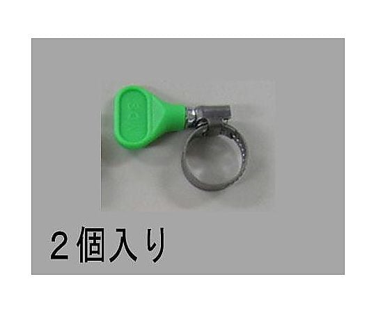 12- 20mm 手締めホースｸﾗﾝﾌﾟ(ｽﾃﾝﾚｽ製/2個)