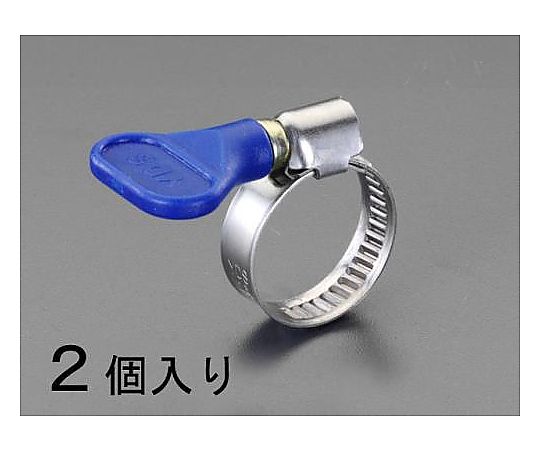 25- 40mm 手締めホースｸﾗﾝﾌﾟ(ｽﾃﾝﾚｽ製/2個)