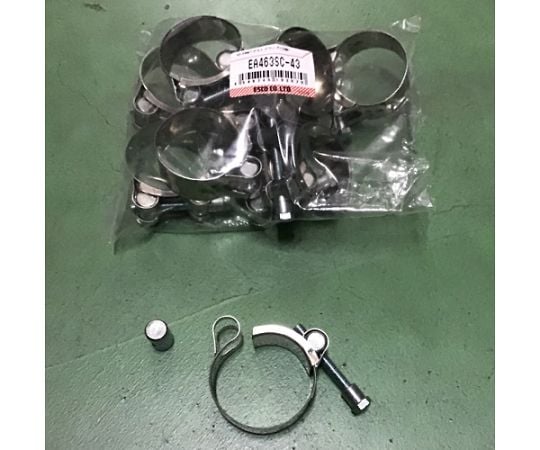 60-63mm　Tボルトクランプ（ステンレス/10個）