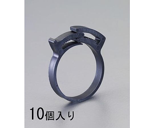 56.5-60.5mm ﾎｰｽｸﾗﾝﾌﾟ(ﾅｲﾛﾝ製/ｷﾞｱ式/10個)