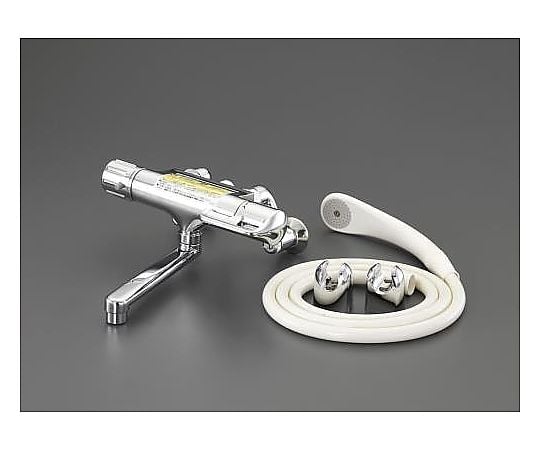 PJ 1/2" ｻ-ﾓｽﾀｯﾄｼｬﾜｰ付 混合栓