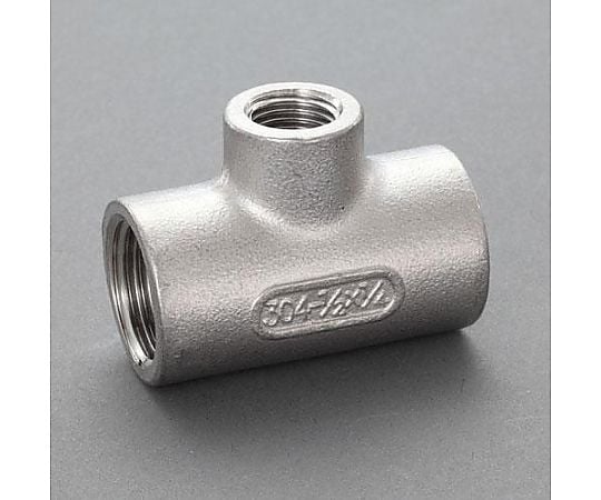 Rc1/2"x Rc1/4"x Rc1/2" 異径チーズ(SUS製)