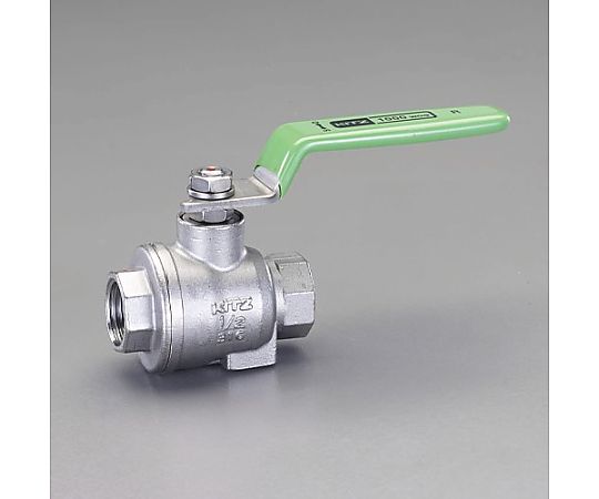 Rc1･1/2" ボールバルブ(ｽﾃﾝﾚｽ製･ﾌﾙﾎﾞｱ型)