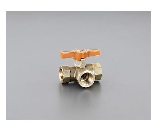 Rc 3/8" 三方ボールバルブ(真鍮製)