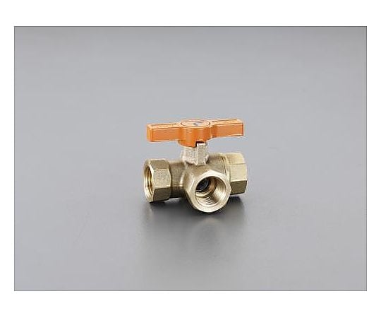 Rc 1/2" 三方ボールバルブ(真鍮製)