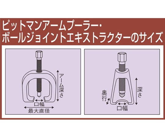 78-0184-31 ピットマンアーム&タイロットエンドプーラー EA501AD-2