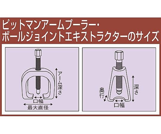 ピットマンアームプーラー(中･大型車)　EA501AD-3