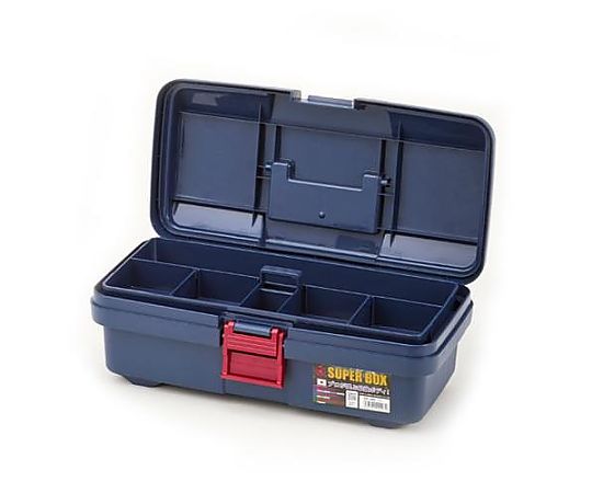 385x202x140mm 工具箱(中皿付/ﾌﾞﾙｰ)