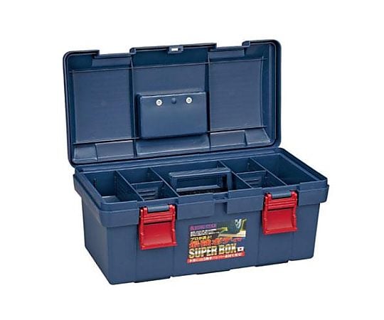 78-0185-78 450x243x210mm 工具箱(中皿付/青) EA505K-450 【AXEL
